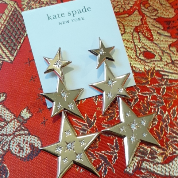 Kate Spade star of the snow earrings - Picture 4 of 4